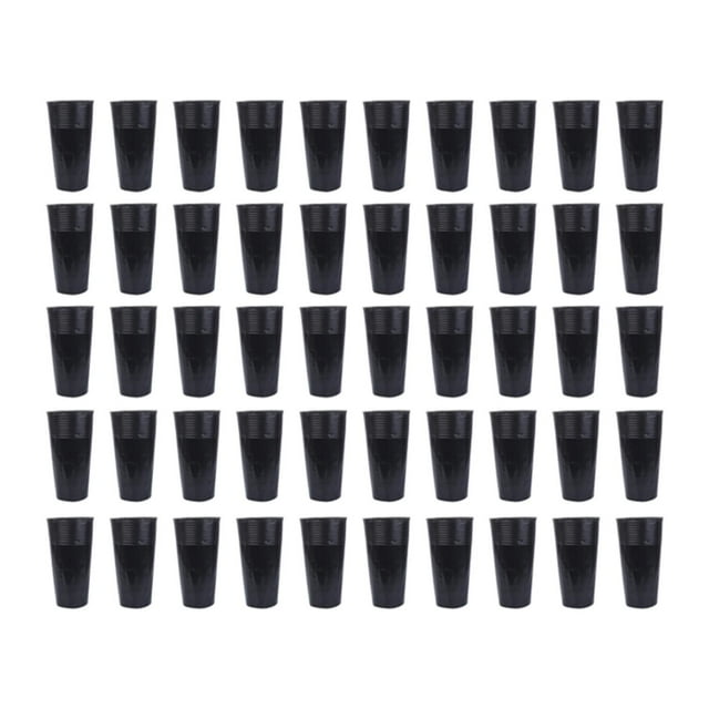 koolsoo 50 Pieces Plant Seedling Pots Nursery Cups Containers for Vegetables Outdoor 25cm Height