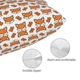 thumbnail image 5 of Salouo Cute Heart Fox Cartoon Pattern Pillow Cases,1PC Pillow Covers with Envelope Closure Decorative Pillow Case for Bed Couch,Pillows Not Included-14"x20", 5 of 6