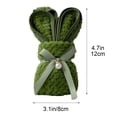 thumbnail image 3 of RBCKVXZ Easter Bunny Bath Towel Gift Cute Folded Towel Coral Fleece Hand Towels for Bathroom Kitchen Spring Holiday Easter Wedding Birthday (Pink), 3 of 5