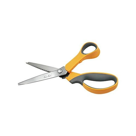 - JML Stainless Steel 9.25 Inch Softgrip Decorative Fabric Edge Pinking Shears Scissor New