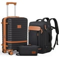 thumbnail image 1 of Joyway Ensemble de Bagages Cabine 3 Pcs avec Roues Pivotantes Cadenas TSA, Ensemble Léger à Coque Rigide, 1 of 6