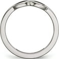 thumbnail image 2 of Stainless Steel Polished Infinity Symbol Ring (Size 8) Made In China sr291-8, 2 of 5