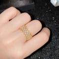 thumbnail image 4 of The same Italian handmade cloth lati lace small fragrance pearl ring for women, 4 of 9