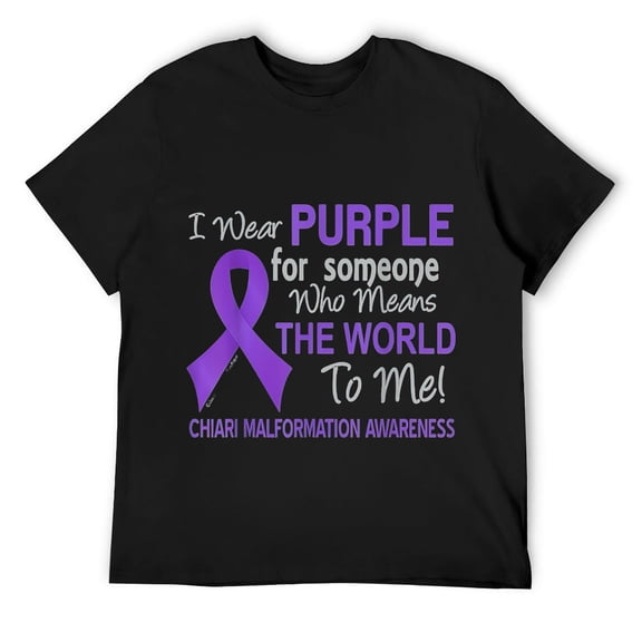 Mens Chiari Malformation T-Shirt For Someone Who Means World To M Black