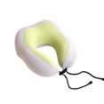 thumbnail image 2 of ZYXWVU Memory Foam Neck Pillow U Shaped Travel Pillow Ice Silk Cooling Fabric Slow Rebound Cervical Support for Home Office Car Airplane Travel Comfort, 2 of 6
