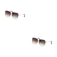 thumbnail image 4 of Sonducket Gafas de sol cuadradas para mujer, coloridas, exquisitas, elegantes, para playa, de Metal, a prueba de sol, para mujer, dulce regalo Type6 NO6, 4 of 6