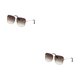 thumbnail image 2 of Gafas de sol cuadradas Qarigey Mujer Gafas Moda Resina Estilo simple Tipo 6 NO6, 2 of 6
