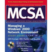 Certification Press Study Guides: McSa Managing a Windows 2000 Network Environment Study Guide (Exam 70-218) (Other)