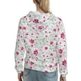 thumbnail image 7 of Cauagu Lilies Flowers for Women's Hooded Sweatshirts Pullover Hoodie for Women Fall Workout Sweat Long Sleeve Preppy Sweatshirts-X-Large, 7 of 7