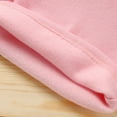 thumbnail image 4 of Baby Girls' Pink Autumn And Winter Hoodie Set Sweatshirt Letter Print Pullover 0-18M., 4 of 8
