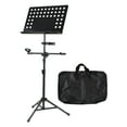 thumbnail image 1 of Trípode Atril para partituras portátil profesional 3 en 1, soporte para micrófono desmontable, soporte para teléfono, atril para música, trípode ajustable en altura de metal para piano, violín, guitar, 1 of 8