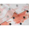 thumbnail image 6 of oneOone Velvet Dark Peach Fabric Polka Quilting Supplies Print Sewing Fabric By The Yard 58 Inch Wide, 6 of 7