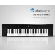 Artesia A-61 Digital Piano | 61-Key Piano with 8 Dynamic Voices with USB + Power Supply + Sustain Pedal + Headphones