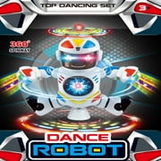 Multicolored Light Spinway Dance Robot