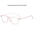 thumbnail image 4 of Gafas de miopía TR90 sin deformación, con película azul, espejo para miopía, lentes planas 806 para mujer, 4 of 5