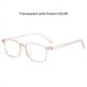 thumbnail image 2 of Gafas de miopía TR90 sin deformación, con película azul, espejo para miopía, lentes planas 806 para mujer, 2 of 5