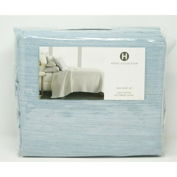 Hotel Collection Cotton 525Thread Count Cotton Yarn Dyed Sheet Set