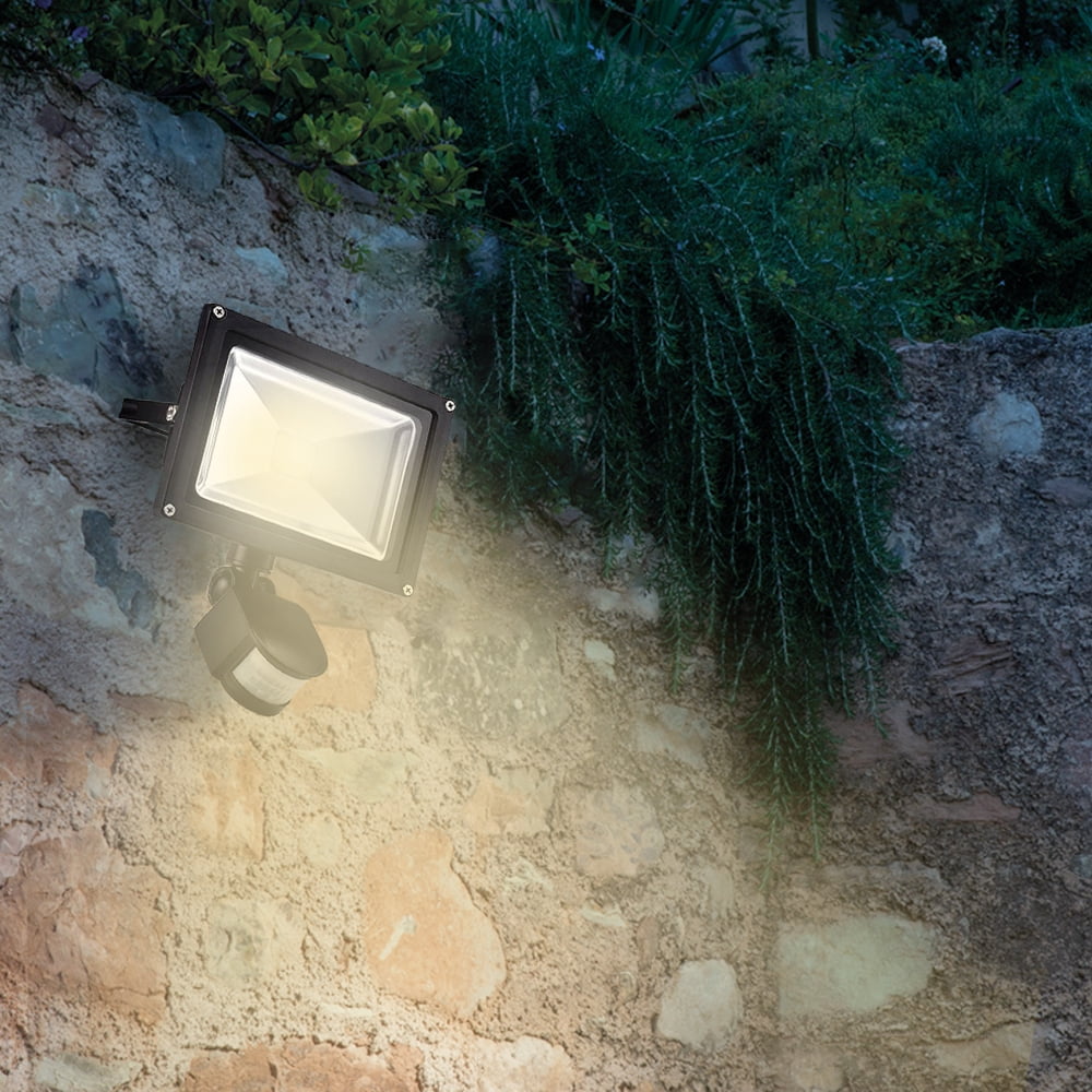 DingLiLighting Outdoor Motion Sensor LED Flood Light, 50W, IP65 Waterproof, 4500LM Security Floodlight