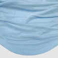 thumbnail image 7 of Women's Plus Size 2 in 1 Off Shoulder T Shirt Ruched Sheer Bell Long Sleeve Tee, Casual Slim Fit Going Out Y2k Shirts Blouses(Blue,M), 7 of 7
