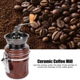 thumbnail image 6 of Manual Coffee Grinder, European Style Hand Crank/ Handheld Multifunctional Ceramic Coffee Mill for Coffee Lovers for French Press, Turkish, Espresso & More, 6 of 9