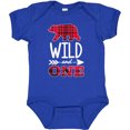 thumbnail image 3 of Inktastic Plaid Bear Wild and 1 with Arrow Boys or Girls Baby Bodysuit, 3 of 5