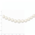 thumbnail image 2 of 14K Yellow Gold necklace Pearl 18 in 9 mm 7-11mm White Freshwater Cultured Graduated, 2 of 2