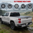 thumbnail image 6 of TPA Low Profile Hard Tri-Fold Truck Bed Tonneau Cover Fits for 2022-2024 Nissan Frontier 5 ft Bed, FPR Waterproof One-Handed Open Anti-Theft, 6 of 8