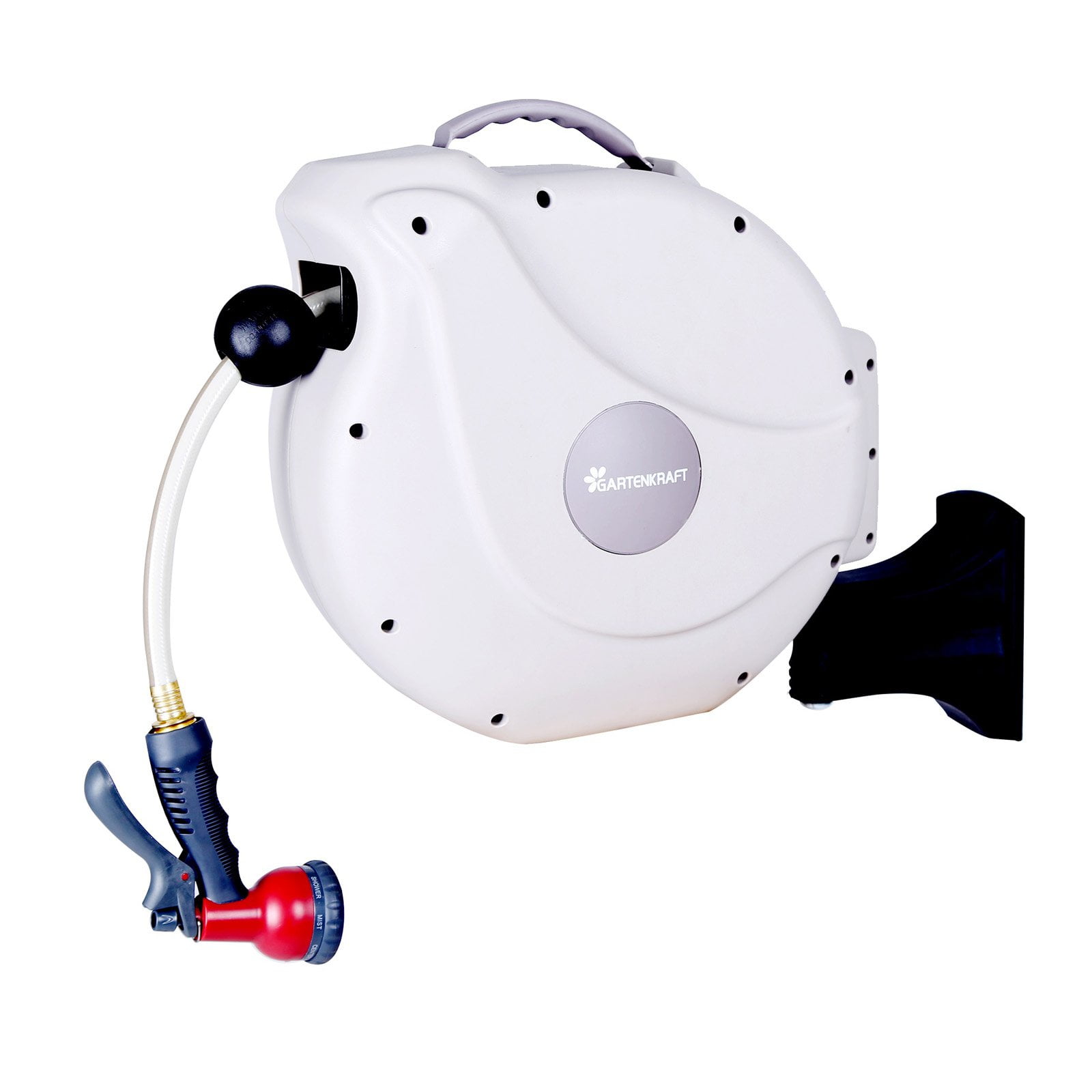 Gartenkraft 1 2" Nw Retractable Hose Reel with 30M 98' Hose by Gartenkraft