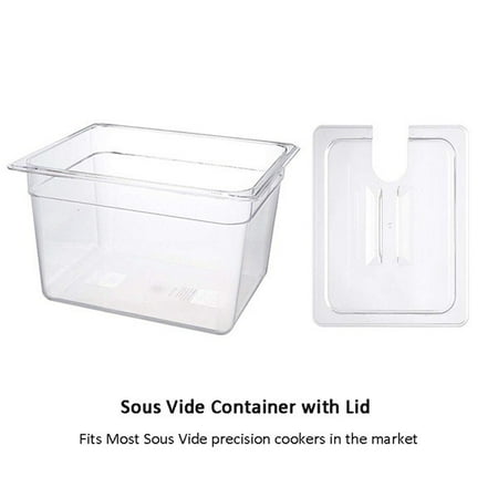 

Clear Slow Cooking Lid Transparent Container Lid Reusable Cooking Cover Slow Cooking Accessory