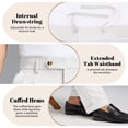 thumbnail image 5 of FEDTOSING Mens Cuffed Wide Leg Dress Pants Double Pleated Casual Work Slacks, 5 of 6