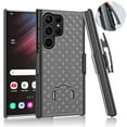 thumbnail image 6 of Njjex Holster Case with Belt Clip for Samsung Galaxy S23 Ultra ,Slim Heavy Duty Shell Holster Combo - Rugged Phone Cover with Kickstand for Samsung Galaxy S23 Ultra - Black, 6 of 7