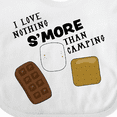 thumbnail image 4 of Inktastic I Love Nothing S'more Than Camping Boys or Girls Baby Bib, 4 of 4