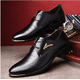 thumbnail image 2 of Zapatos de otoño para hombre Zapatos de vestir de cuero Zapatos casuales de negocios para hombre Con cordones y punta, 2 of 6