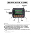 thumbnail image 2 of Electronic Torque Wrench Bike Car Repair Digital Torque Wrench 1/2" 2- 200Nm Adjustable ,Easy Operate, 2 of 6