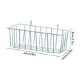 thumbnail image 3 of chaungfeng 9-Inch Metal Hanging Basket, Wire Storage Basket Over the Cabinet Door Organizer, Hanging Baskets for Cabinet Pantry Organization and Kitchen, Bathroom, Storage, White, 3 of 6