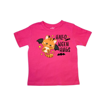 

Inktastic Halloween Hugs with Cute Vampire Cat Bat Gift Toddler Boy or Toddler Girl T-Shirt