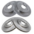 thumbnail image 2 of TRQ Front and Rear Brake Rotors Set Fits Select 2008-2010 INFINITI QX56 2008-2019 Nissan Armada 2008-2015 TITAN, 2 of 6