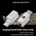 thumbnail image 3 of Adaptador de Código de Audio Digital JA56 Tipo-C A HIFI de 3,5 mm con Amplificador de 384 KHz/32 Bits para Llamadas Telefónicas, Transmisión en y Juegos, 3 of 6