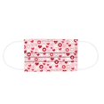 thumbnail image 4 of Dsscvnef 50PCS Adult's Mask Love Happy Valentine's Day Disposable Face Mask 3Ply Ear Loop, 4 of 9