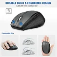 thumbnail image 5 of RHEA- Wireless Mouse 2.4G Usb Receiver, Ergonomic 6 Button, 4800 Dpi, Laptop Pc, 5 of 6