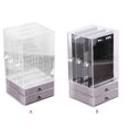 thumbnail image 4 of Jewelry Necklace Box Acrylic Earrings Dust-proof Rack Transparent Studs Finishing Storage Case, 4 of 8