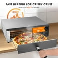 thumbnail image 2 of WeChef Countertop Pizza Oven Electric Pizza Maker 1700W for 16" Pizza Commercial, 2 of 9