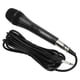 thumbnail image 1 of Microphone de karaoké dynamique en métal avec câble XLR pour karaoké, chant, discours, mariage, activités de plein air, 1 of 4