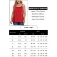 thumbnail image 2 of COMFREE Plus Size Camisole for Women with Build in Bra Adjustable Spaghetti Straps Yoga Top Flowy Tank Top Casual Cami (S-4XL), 2 of 6
