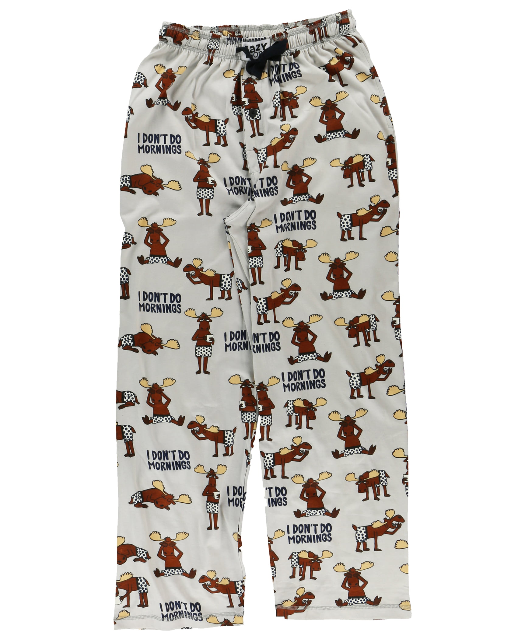 LazyOne Animal Pajama Pants for Men, Male Pajamas, Don't Do Morning's ...