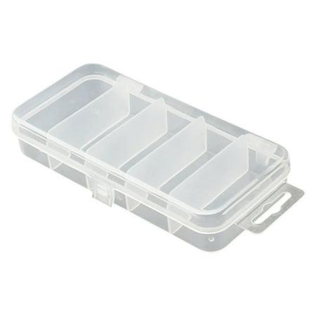 Necvior Clear Tackle Organizers Box Features Multiple Size Compartments for Efficient Fishing Gear Management
