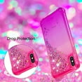 thumbnail image 5 of Funda para iPhone Xs Max Transparente con Brillos Carcasa Protectora Antigolpes con Glitter Brillante, 5 of 5