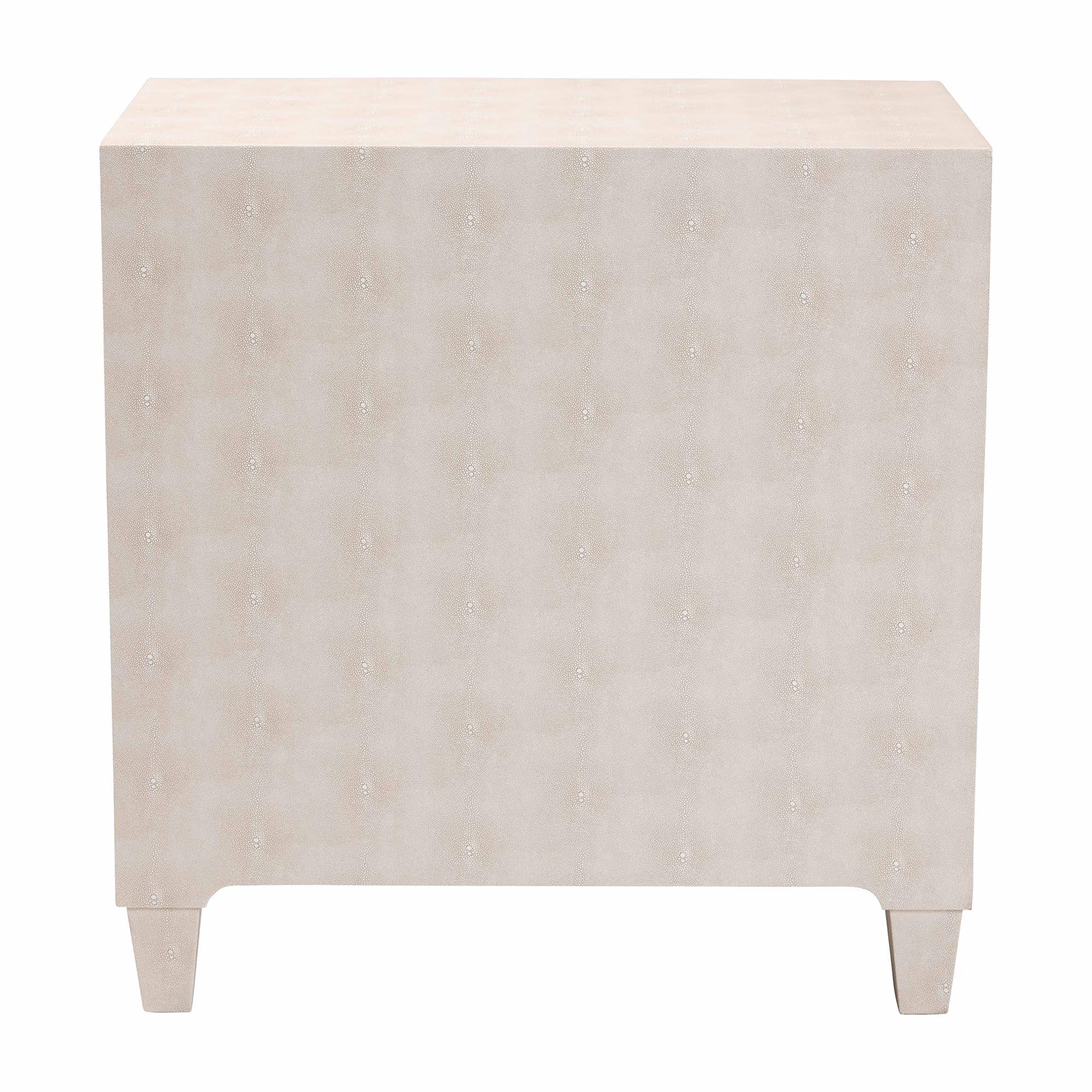 Baxton Studio Nira Modern Storage Cabinet, 3-Drawer, Brass