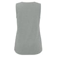 thumbnail image 2 of TGSLY Women's Plus Size Pleats Tank Tops V Neck Basic Solid Color Sleeveless Vest Casual Flowy Summer A-Line Swing Hem Blouses XXXL, 2 of 2