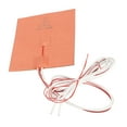 thumbnail image 3 of SILICONE HEATER PAD HIGH TEMPERATURE HEATING PAD 3D PRINTER ACCESSORIES 150X150MM ORANGE, 3 of 7